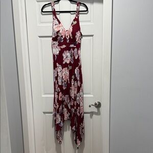 Floral V-Neck Maxi Dress